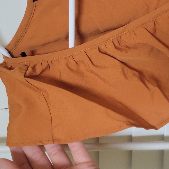 Forever 21 burnt orange ruffle minidress - Picture 7 of 7